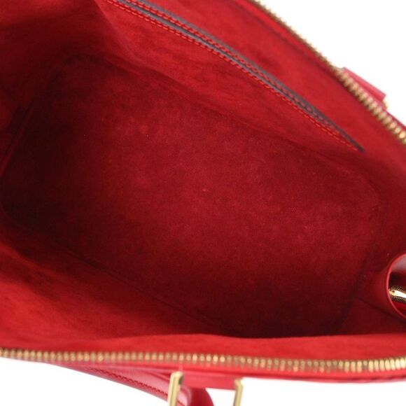 Louis Vuitton Vintage Alma Handbag Epi Leather Red Leather Handbag - Picture 3 of 10